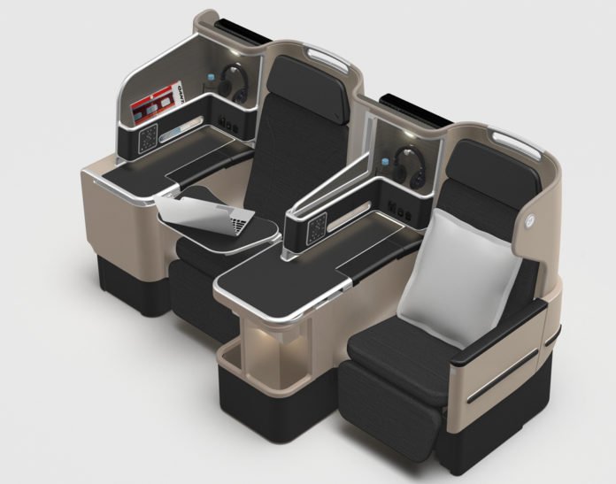 Qantas 787 Business Class Seat, ABT