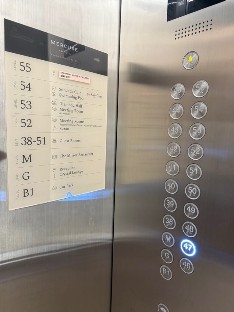 Hotel Review: Mercure Trion Hotel, Kuala Lumpur 6 The Seat in the Middle 6