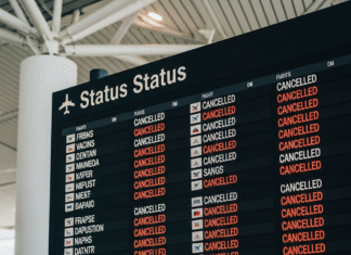 Flights Cancelled Board