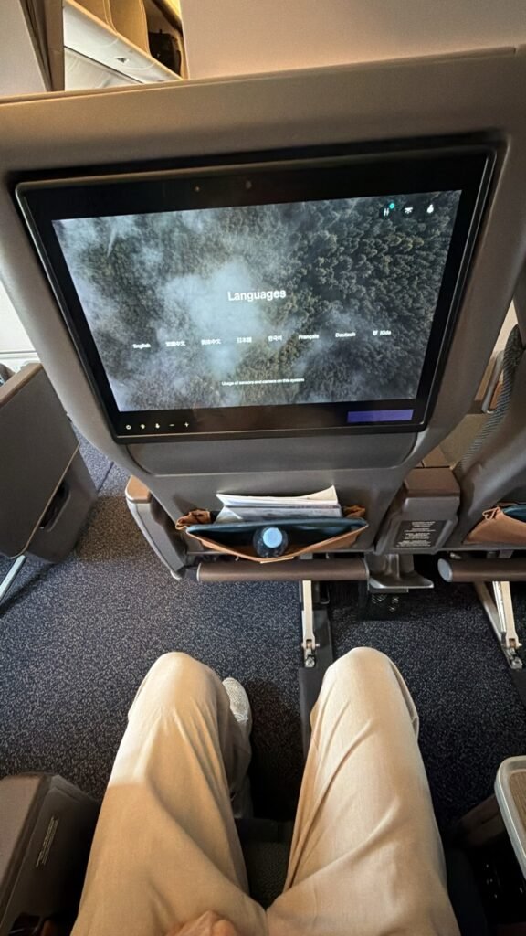 Flight Review: Cathay Pacific Aria Suite CX453/4 Premium Economy 1 The Seat in the Middle 1