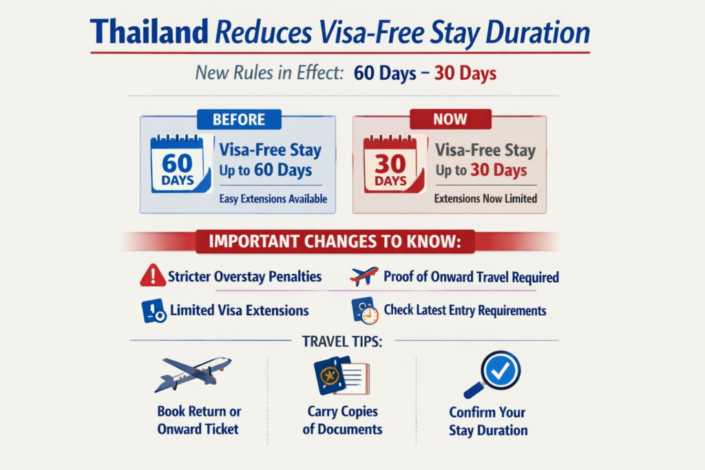 Thailand Cuts Visa-Free Stays: What Travellers Need to Know 1 The Seat in the Middle 1
